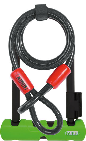 ABUS Ultra 410 Mini LS U-Lock (7-inch) + Cobra Cable 
