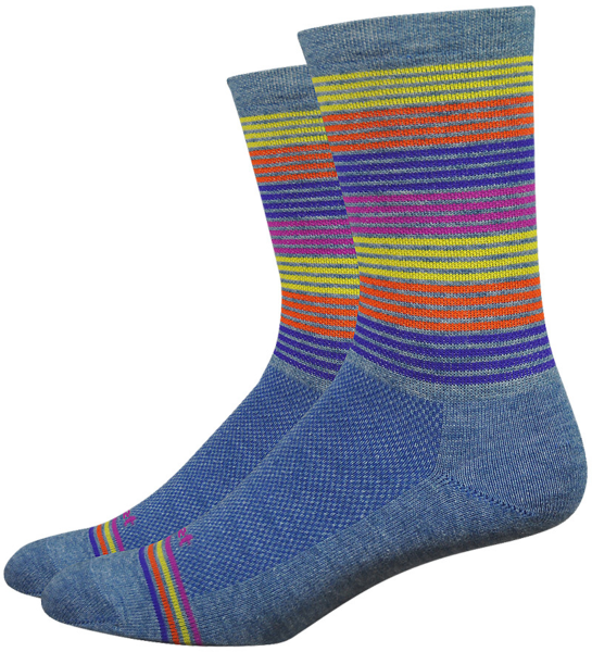 DeFeet Wooleator Comp 6-inch Business Time Socks