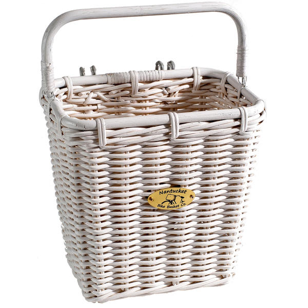 Nantucket Bike Basket Co. Cruiser Pannier Basket w/ Hooks