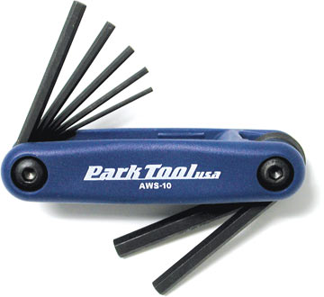 Park Tool Folding Hex Wrench Set (1.5-6mm) Park Tool Folding Hex Wrench Set (1.5-6mm)