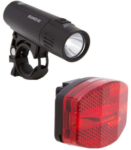 Planet Bike Beamer 80 Headlight/Grateful Red Taillight Combo