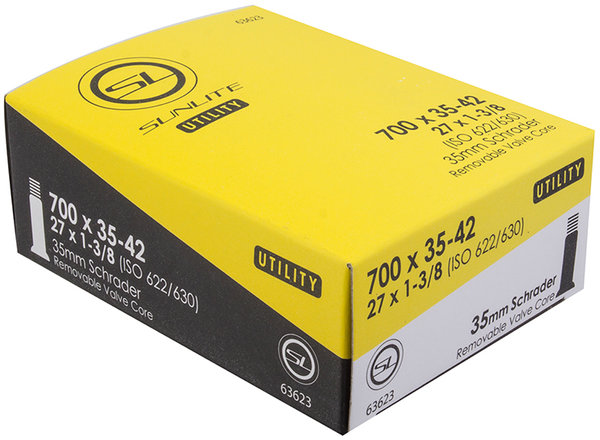 Sunlite Utili-T Standard Schrader Valve Tube 700 x 35-42c