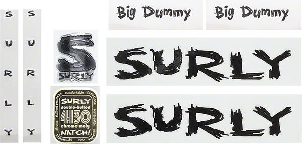 Surly Big Dummy Frame Decal Set Surly Big Dummy Frame Decal Set