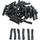 Color | Quantity: Black | Bag of 50