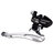 Cable Pull | Chainrings | Clamp Diameter | Color | Speeds: Bottom-Pull | Double | 31.8/34.9mm | Black/Silver | 7 – 8-speed