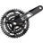 Bottom Bracket | Chainrings | Color | Length: Square taper | 44/32/22 | Black | 175mm