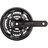 Chainrings | Color | Length: 44/32/22T | Black | 152mm