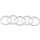 Color | Size: Silver | 3mm