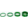Color | Size: Green | 3mm|5mm|10mm