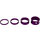 Color | Size: Purple | 3mm|5mm|10mm