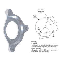 e*thirteen by The Hive ISCG-05 to BB Adapter Plate